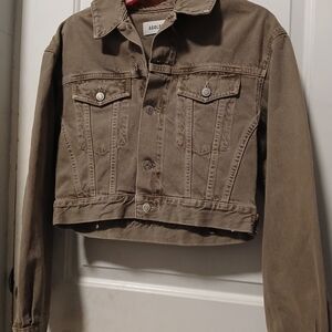 Agolde Women's Brown Jean Jacket